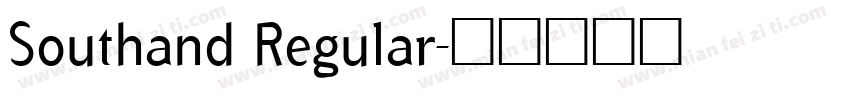 Southand Regular字体转换